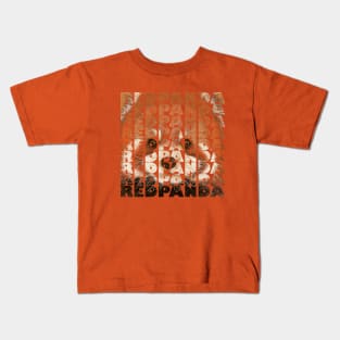 Red panda Kids T-Shirt